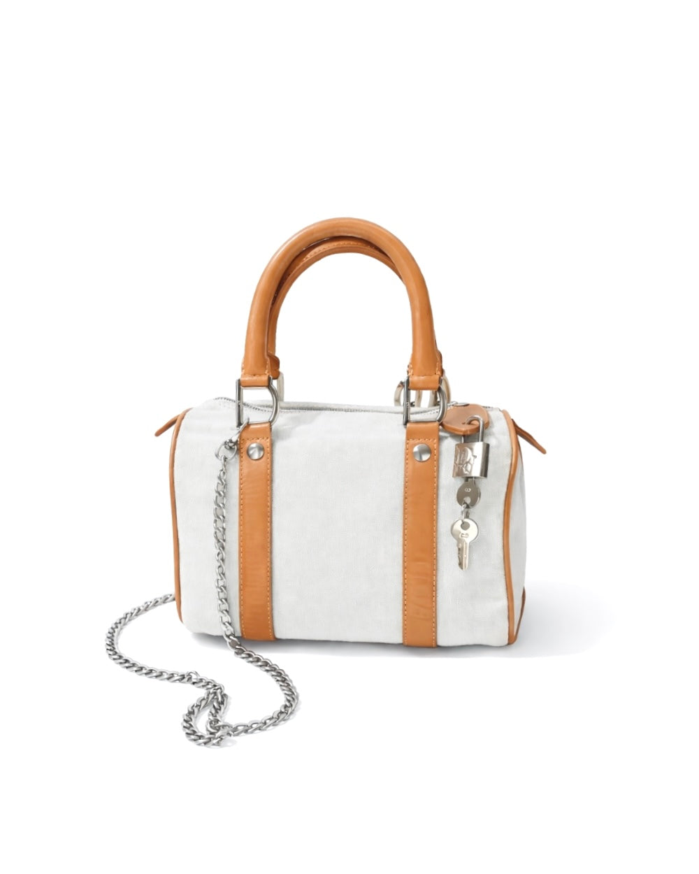 CHRISTIAN DIOR DENIM MINI BOSTON BAG