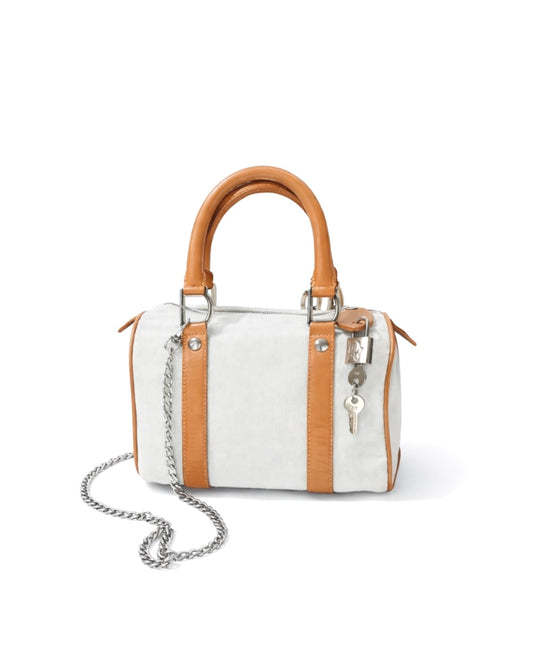 CHRISTIAN DIOR DENIM MINI BOSTON BAG